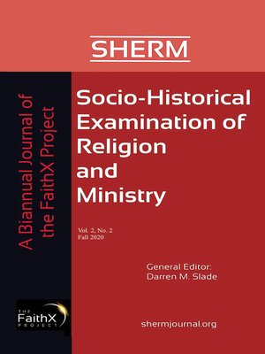 cover image of Socio-Historical Examination of Religion and Ministry, Volume 2, Issue 2